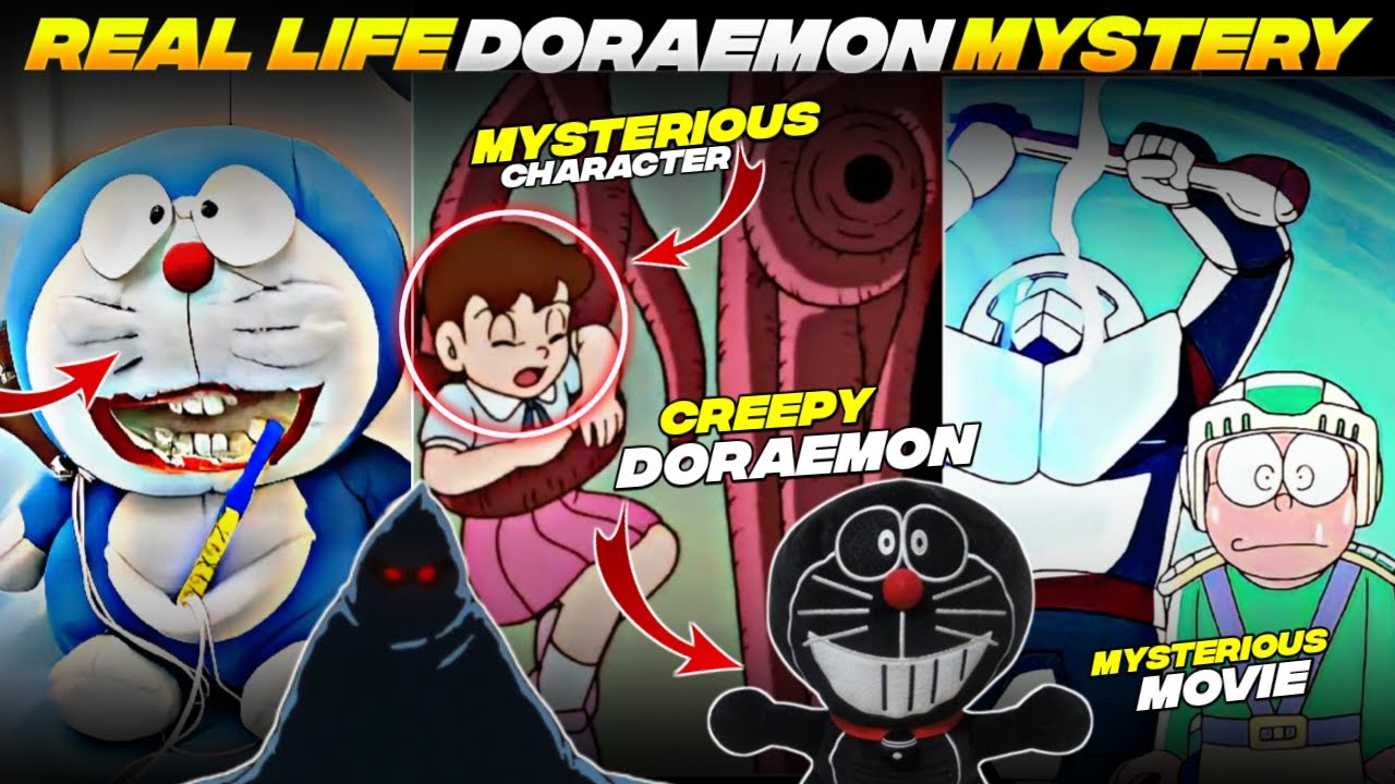 TOP 3 DORAEMON REAL LIFE HAUNTED CASE | DORAEMON & SHINCHAN CREEPY CHARACTER, MYSTERY ALIEN