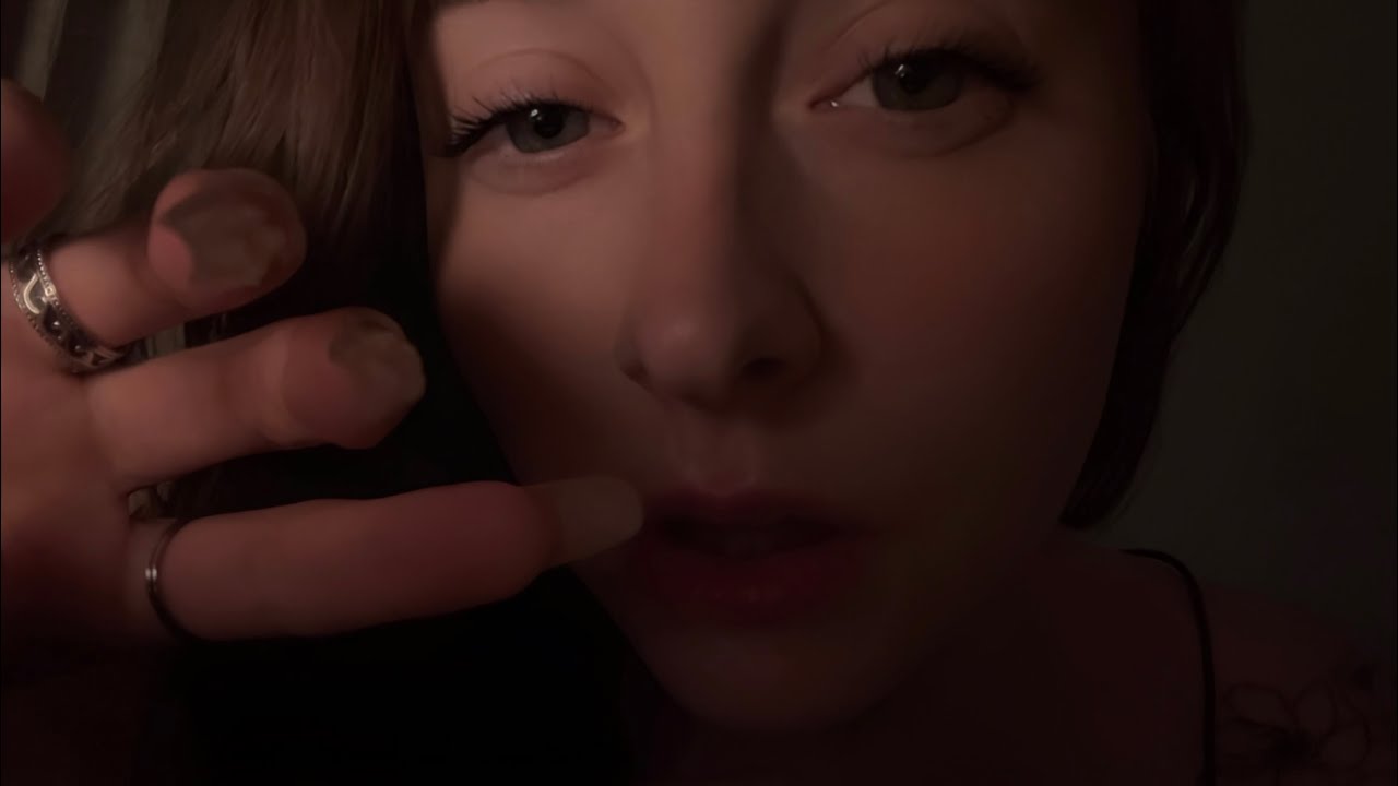 ASMR extremely close face scratching until you drift off 