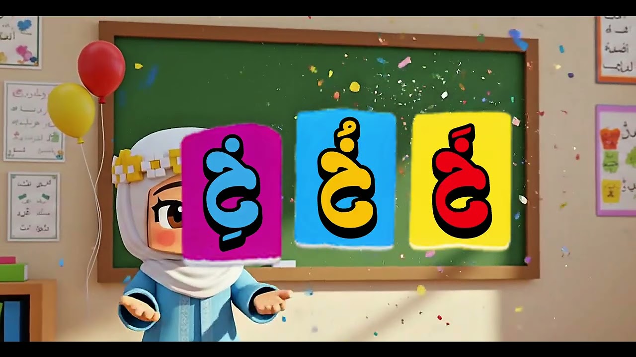 نتعلم مع ساره حرف🧸الخاء/ساره الشطوره🎀🌟