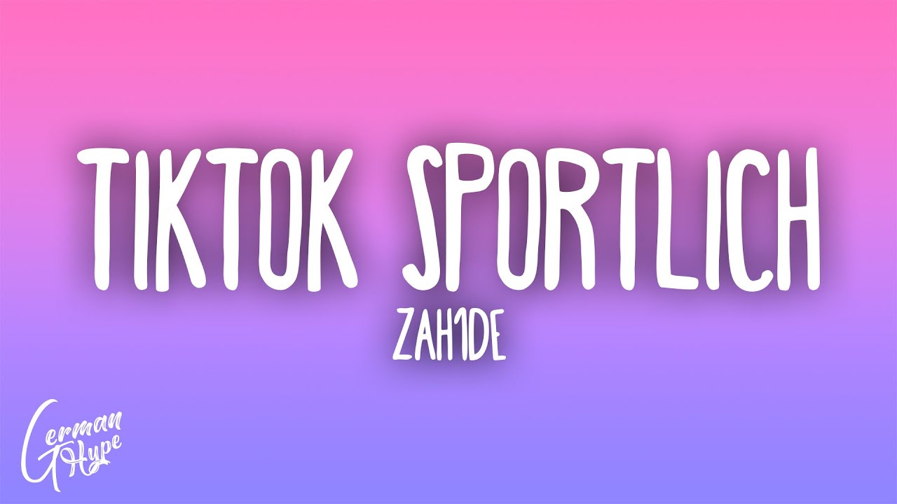 ZAH1DE - TikTok Sportlich