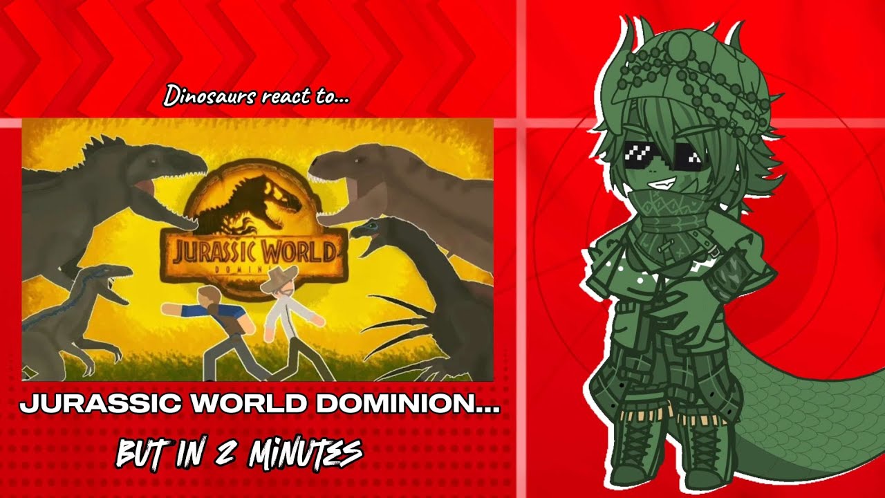Dinosaurs react to JURASSIC WORLD DOMINION... But In 2 Minutes || Jurassic World/Park + Dino King