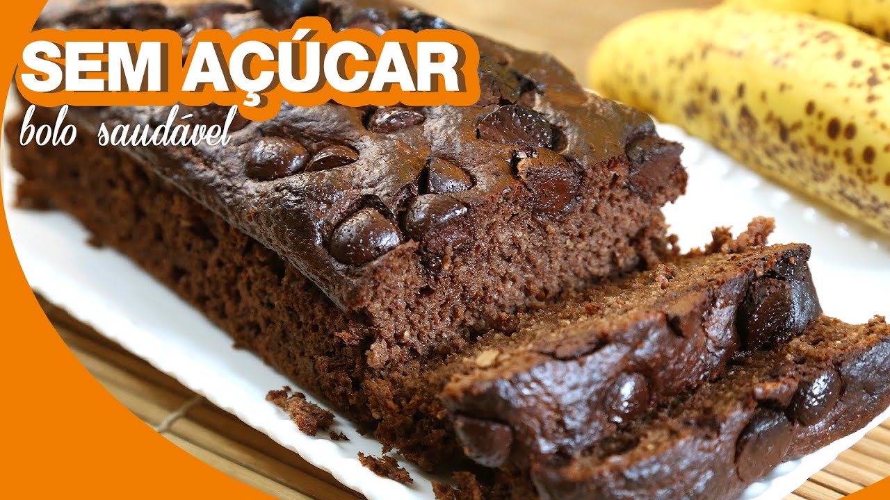 BOLO DE CHOCOLATE SAUD&Aacute;VEL! Sem a&ccedil;&uacute;car, sem farinha, sem trigo fica uma del&iacute;cia