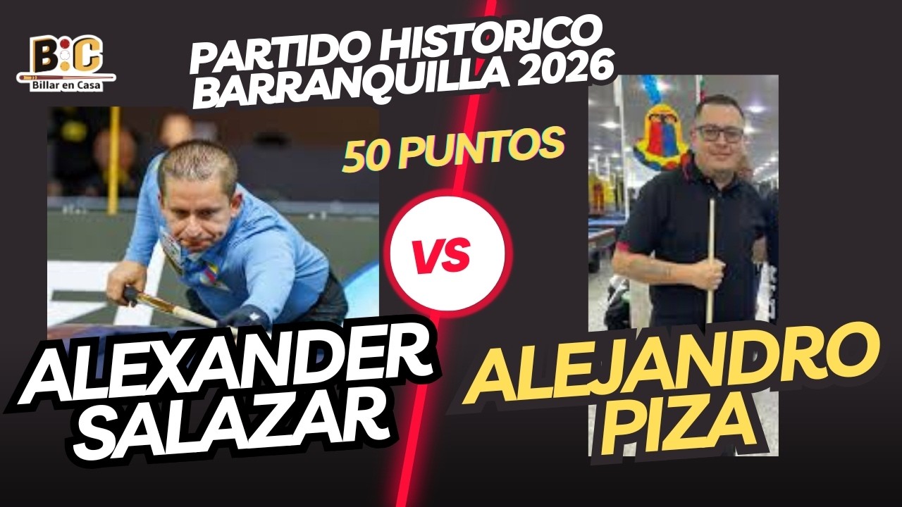 PARTIDA ESTELAR Alejo Piza V Alexander Salazar 50 PUNTOS QUE MAQUINA?