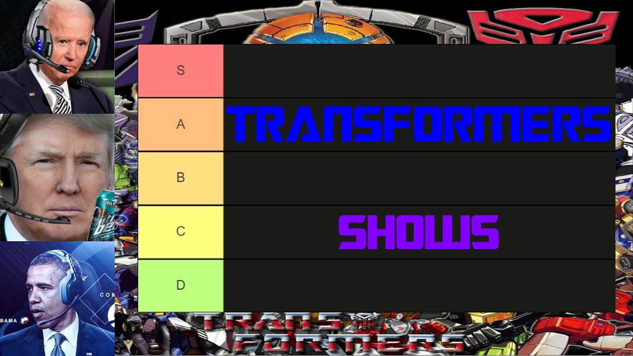 Obama, Trump, and Biden Make A Transformers TV Show Tier List
