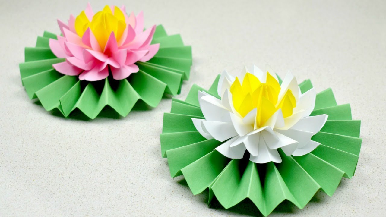 Flor de Loto de Papel