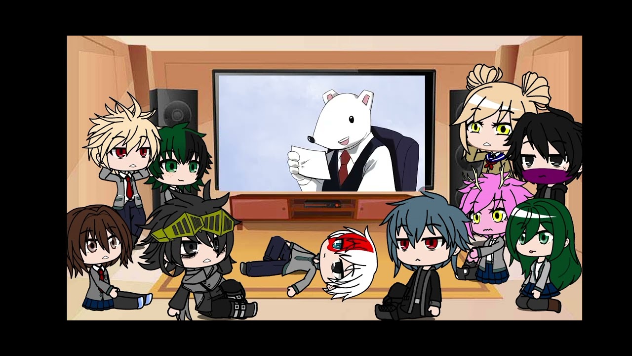 MHA reacts to 