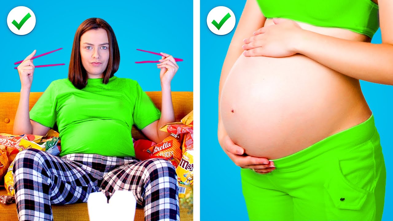 ICH BIN SCHWANGER!! 12 Witzige Schwangerschaftssituationen & Tipps und Tricks by Hacks von Panda