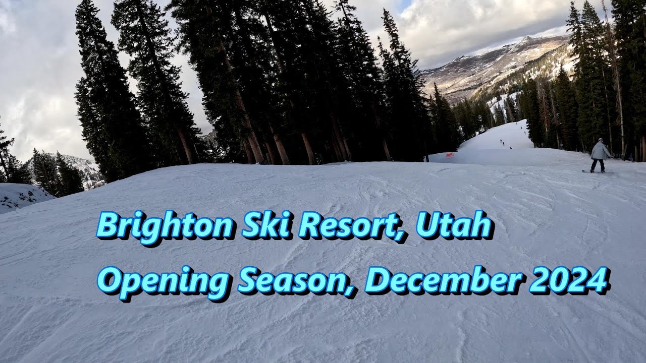 Brighton Ski Resort, Utah (Opening Season, December 2024)