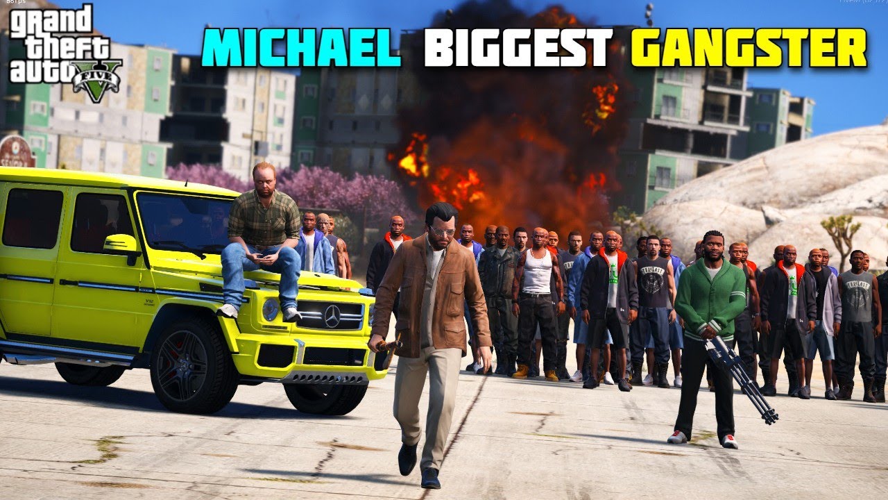 GTA 5 : MICHAEL BECOME BIGGEST GANGSTER OF LOS SANTOS || BB GAMING
