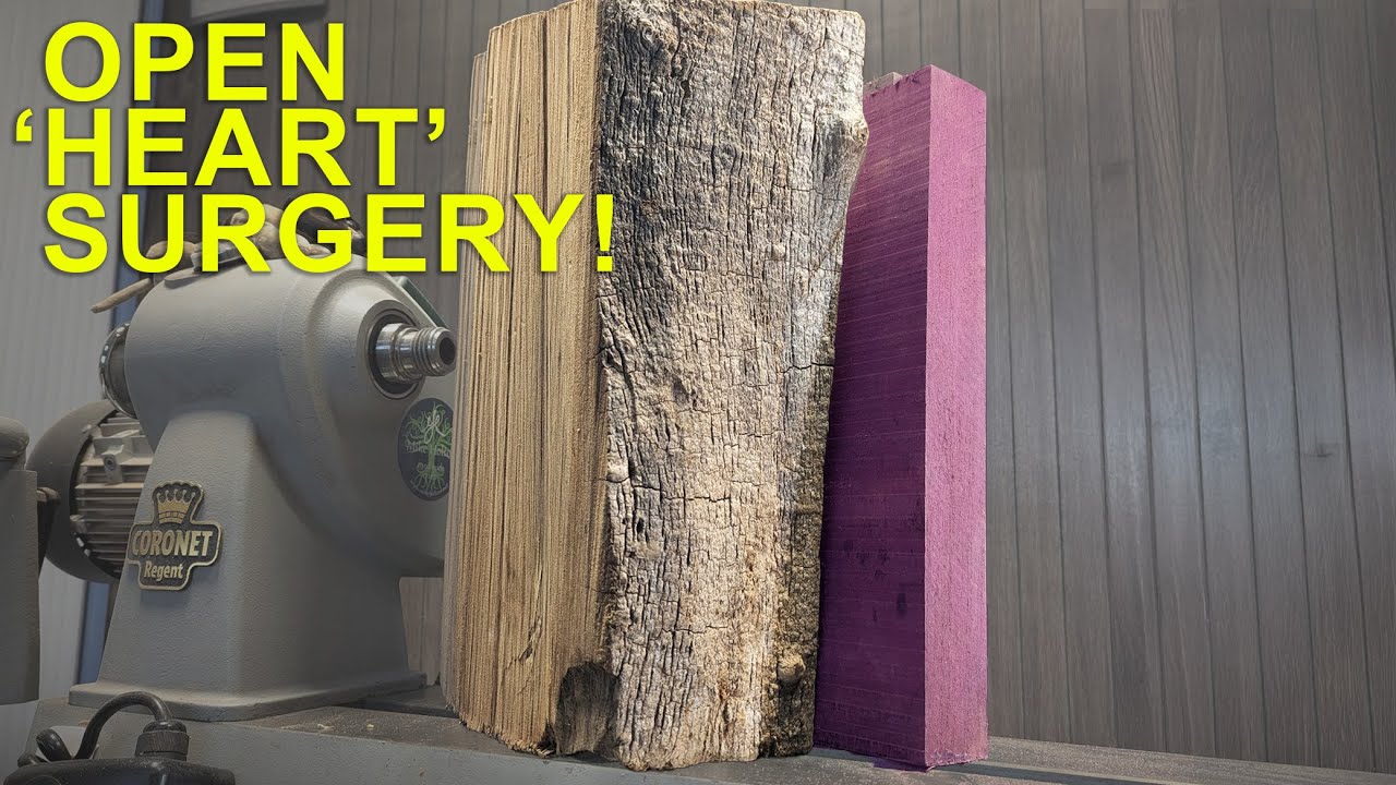 HUGE Elm Meets Exotic Woods - woodturning the beautifully useful vase