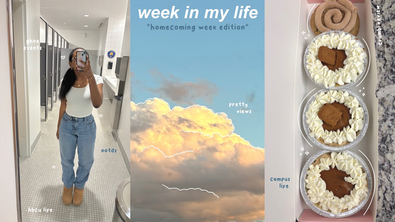 HOCO week in my life: ghoe week, hoco events, studying,  & crumbl review