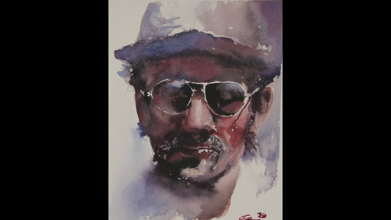 Watercolour Portait - Loose Style
