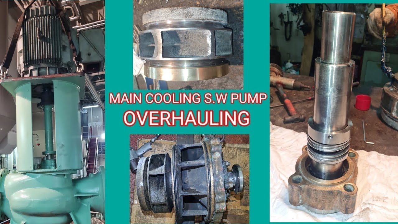 [Complete] Ship's Main cooling seawater pump #marineengineer #pump #centrifugalpump