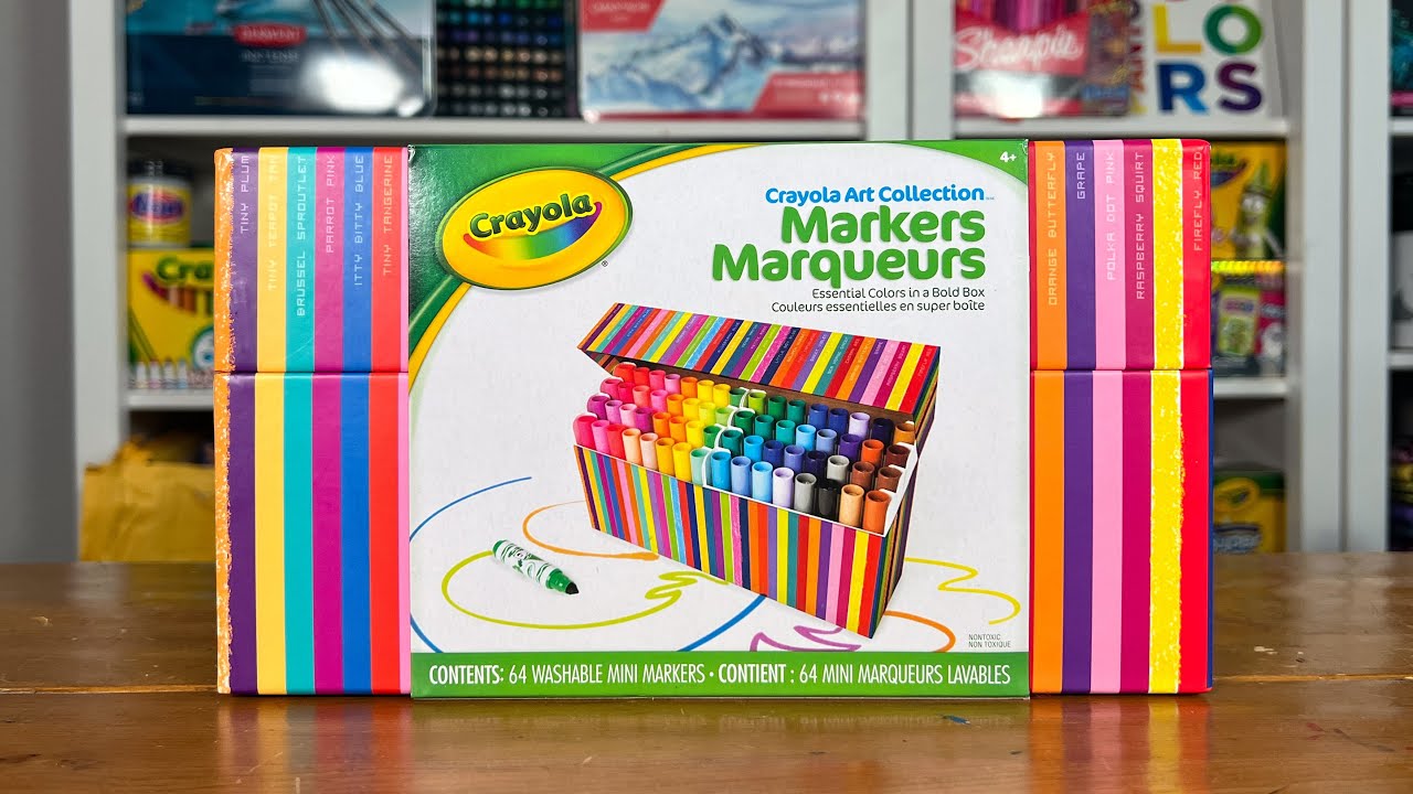 Стоит ли эта коробка своих денег? Обзор и образцы маркера Crayola Pip Squeak из 64 штук