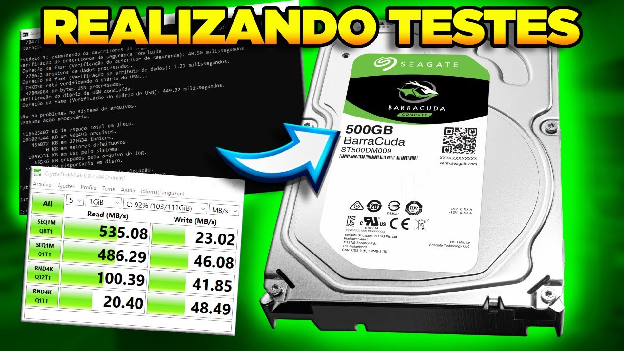 ✅ Como TESTAR o HD e Saber se Tem Erros ou BAD BLOCKS [2024]