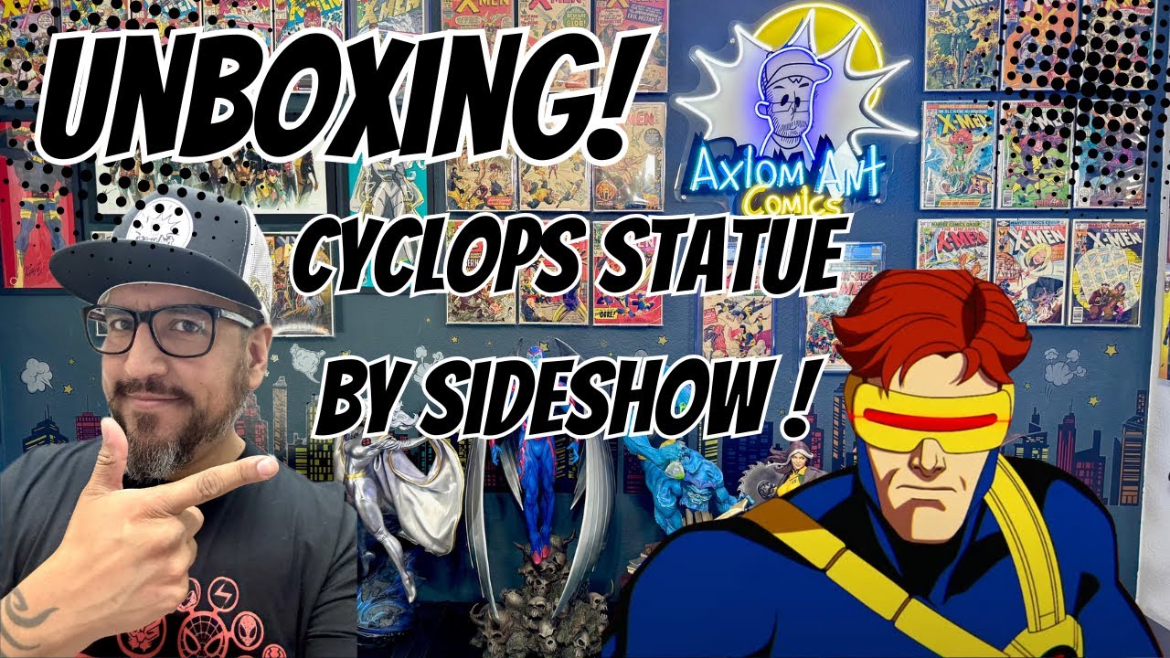 UNBOXING! Sideshow Premium Format Statue CYCLOPS!