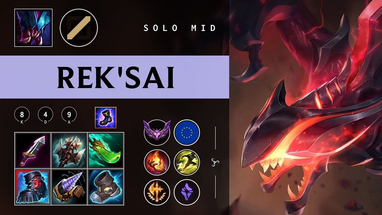 Rek'Sai Mid vs LeBlanc - EUW Master Patch 26.02
