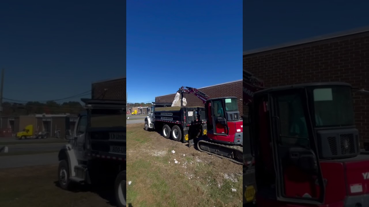 Getting rid of concrete #concrete #concreteremoval #construction ￼
