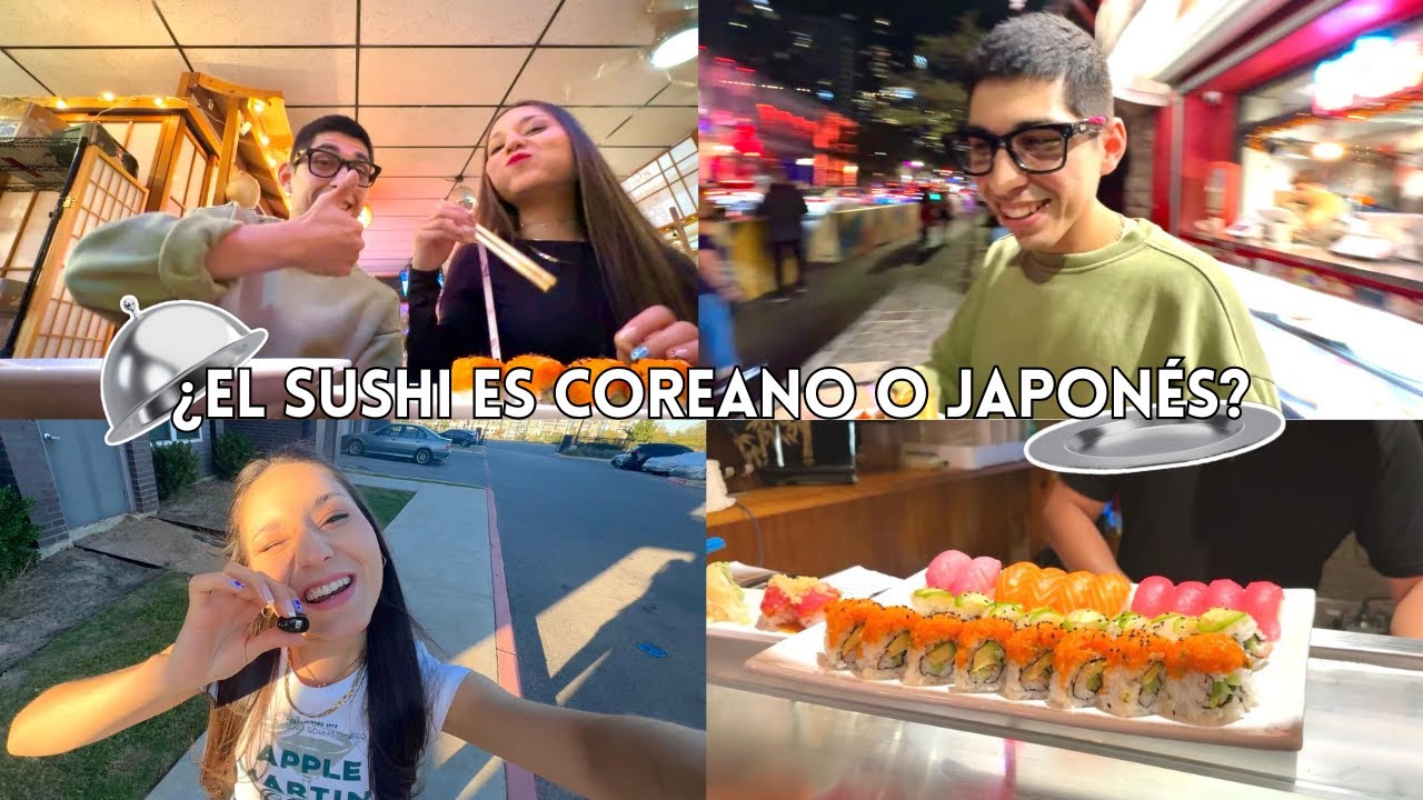 ¿El sushi es coreano o japonés?