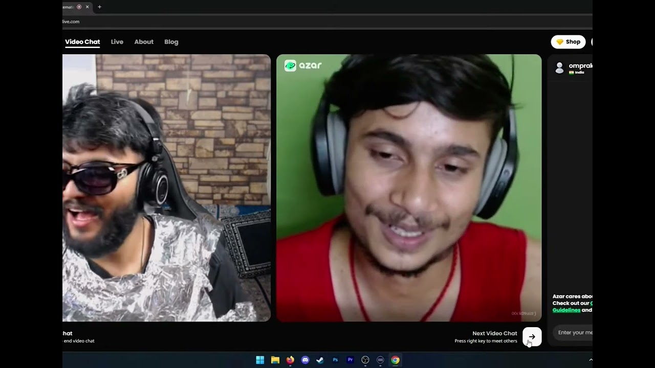 @DankRishu angry on random | #azar Dank Rishu