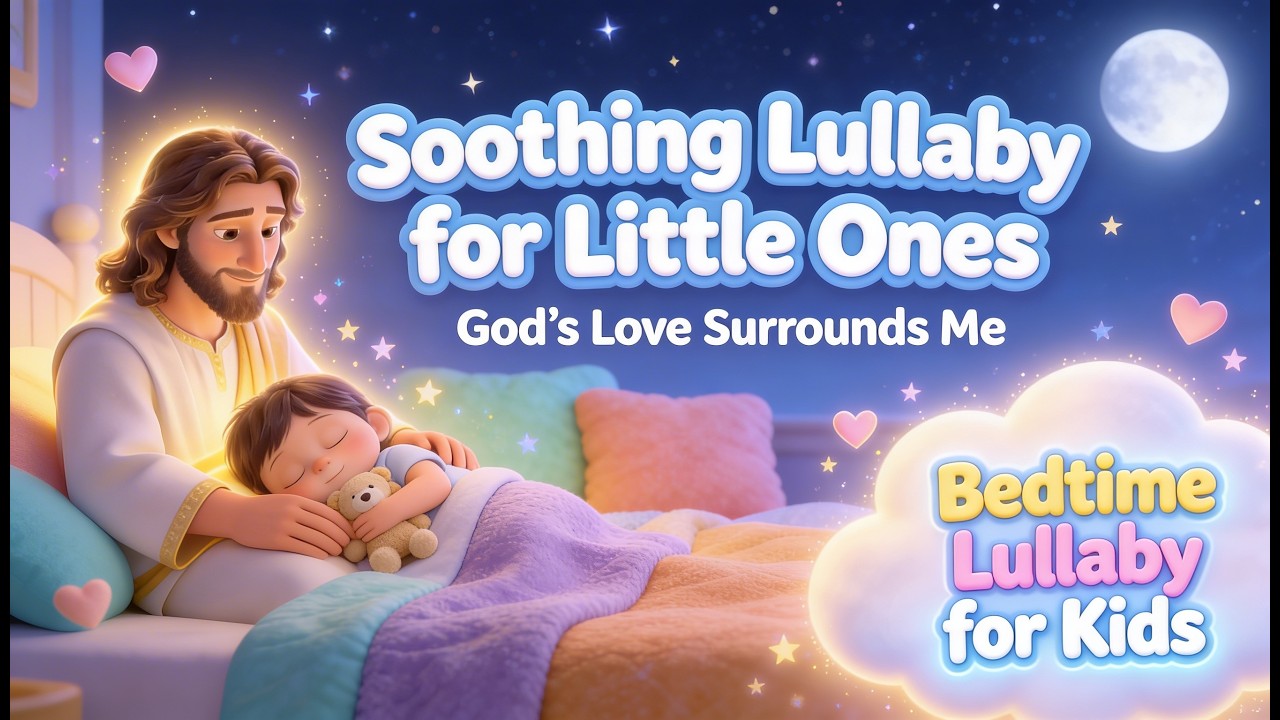 Soothing Lullaby for Little Ones | God's Love Surrounds Me #lullaby #lullabies