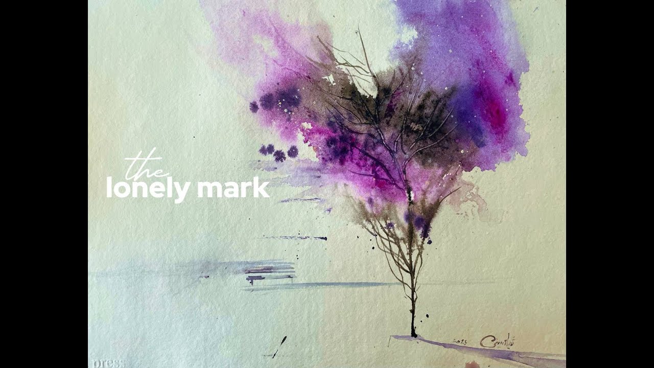 An Easy Scenery for Watercolor/ Beginners Tutorial