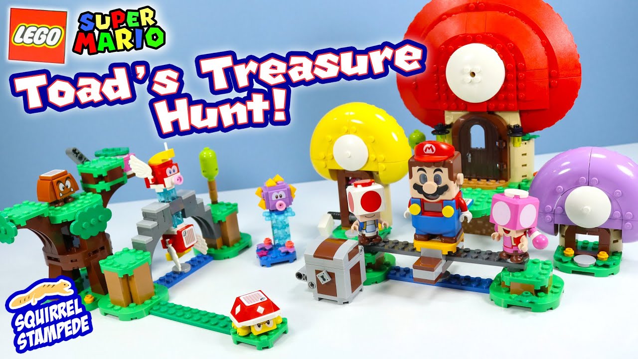 LEGO Super Mario Toad's Treasure Hunt Speed Build Review