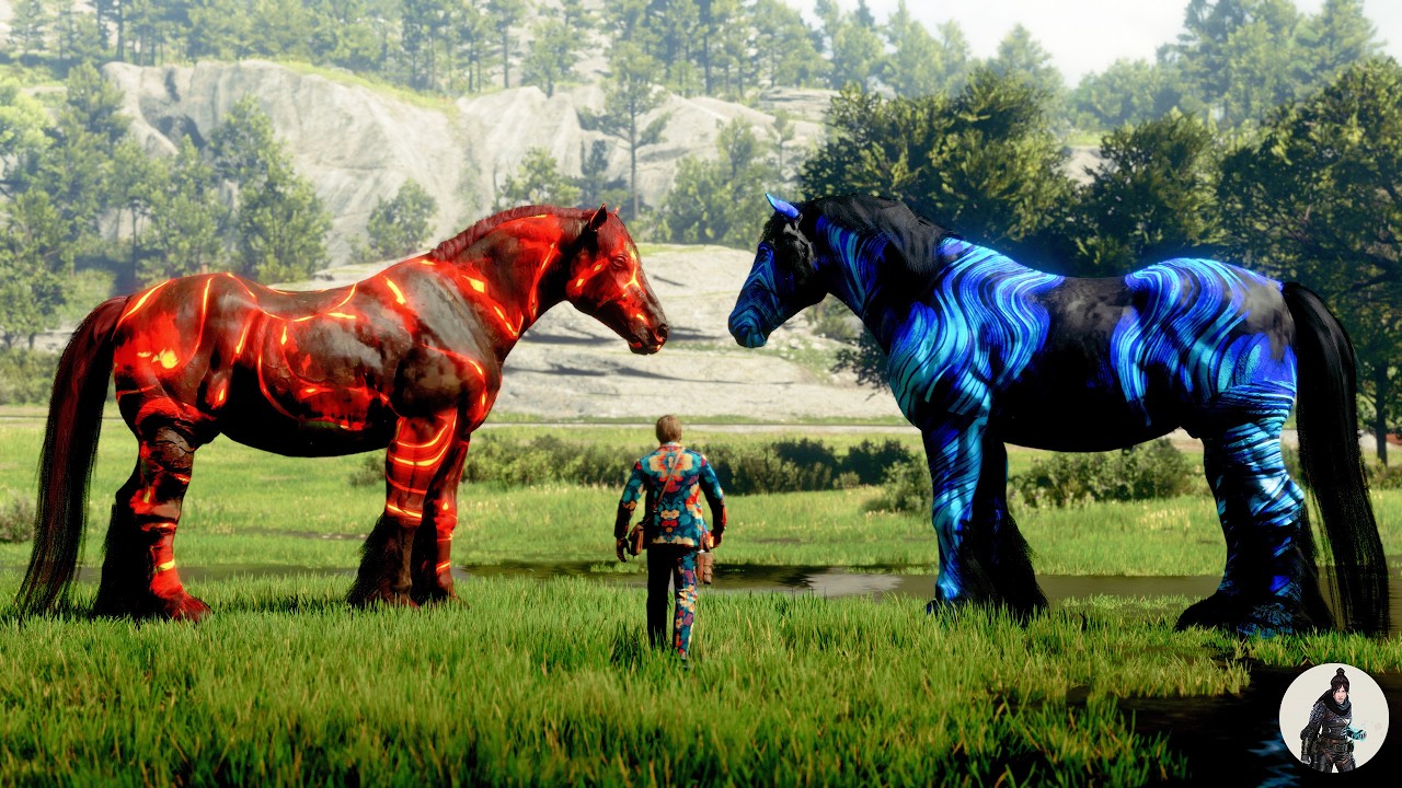 Unreal Discovery! Arthur Morgan Finds Giant Lava Stone and Sapphire Striped Horses