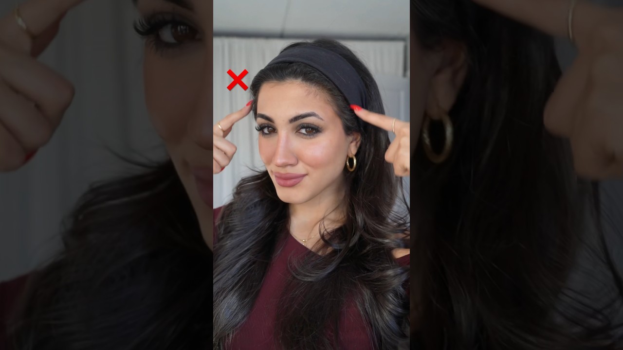 Headband Hack🔥🔥😍 #hairstylehairstyle #hairstyle #hairstylehorts #fypシ
