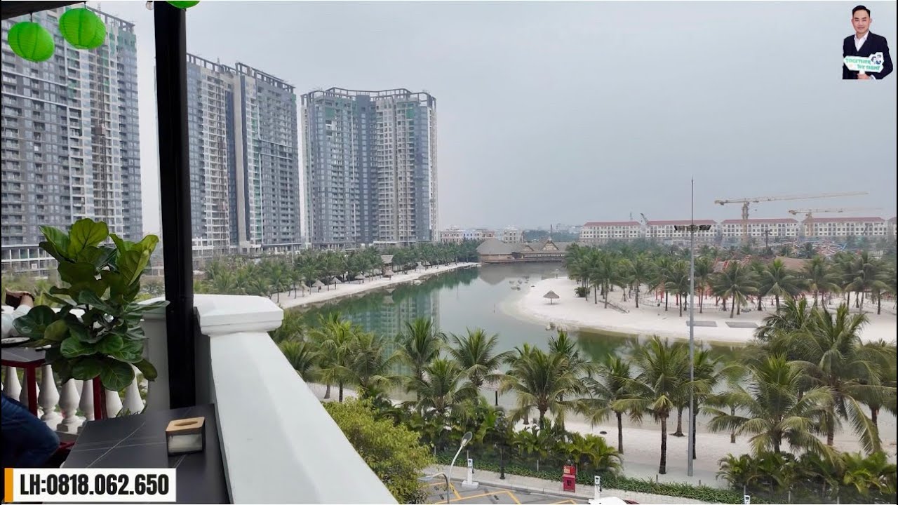 Tầm View Từ Tầng 5 Của Căn Liền Kề Góc San Hô Trực Diện Công Viên Nước Wonderland 18 Hecta.