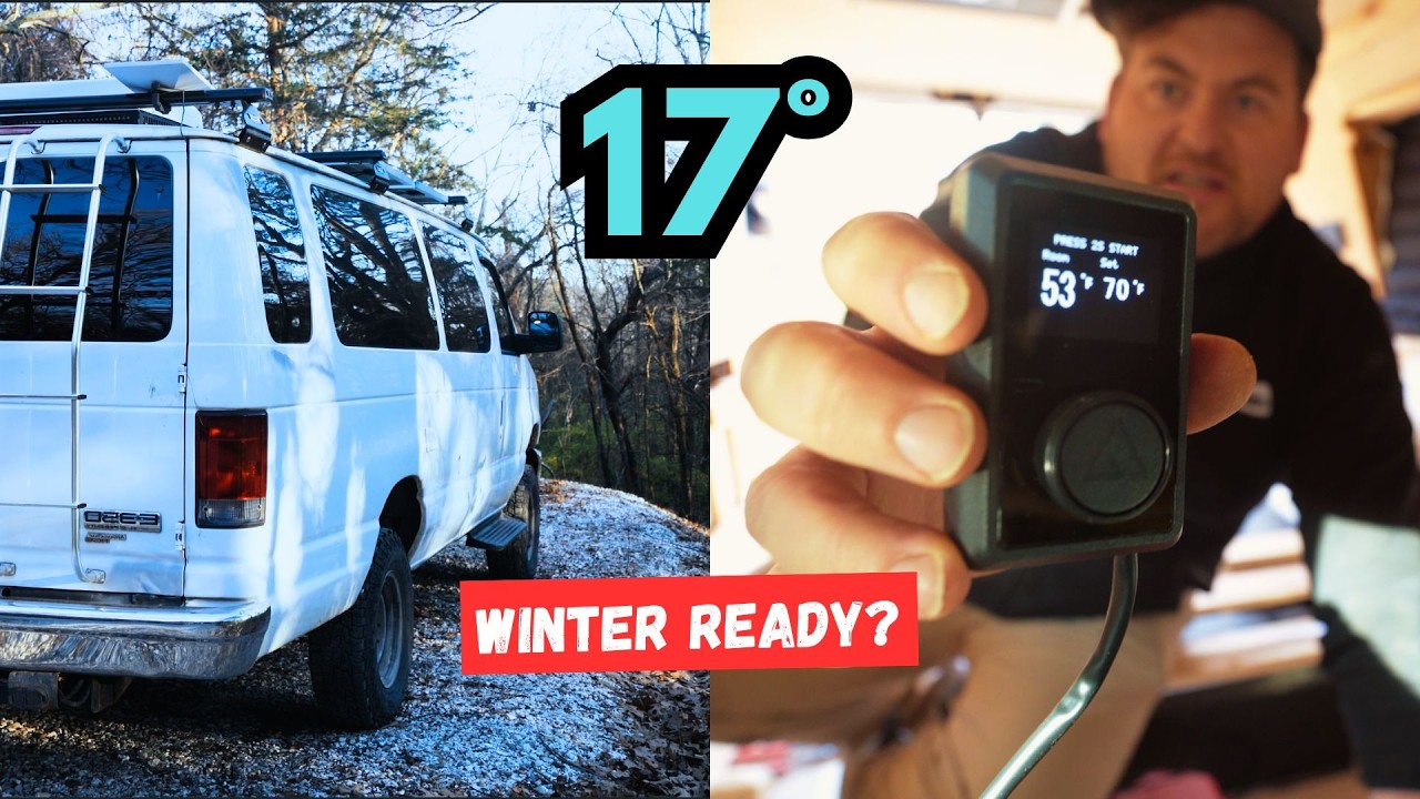 Finally Heating our Van Build! (Velit GAS HEATER Install & Test)