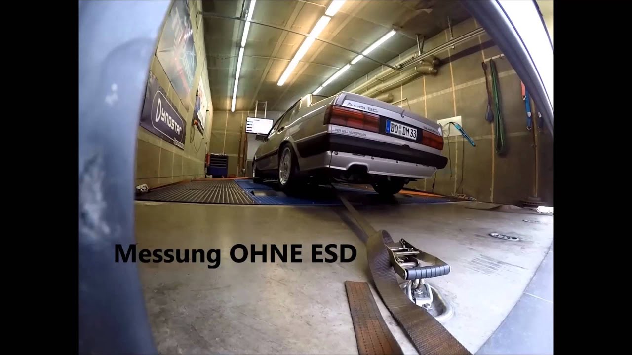 Audi 80 B2 Quattro 20V Turbo on Dyno 902PS@836NM