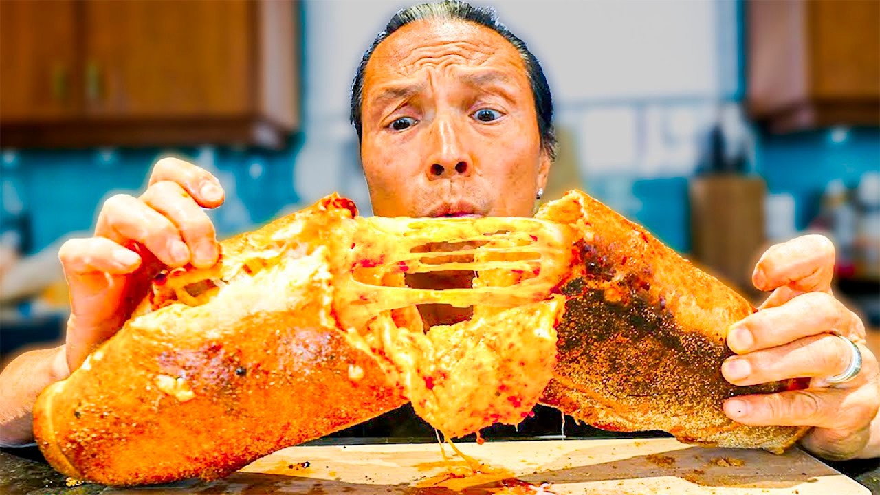 ¡Prueba el Pan de Ajo con Pizza y Queso de Iron Chef Dad! 🧄🧀🔥