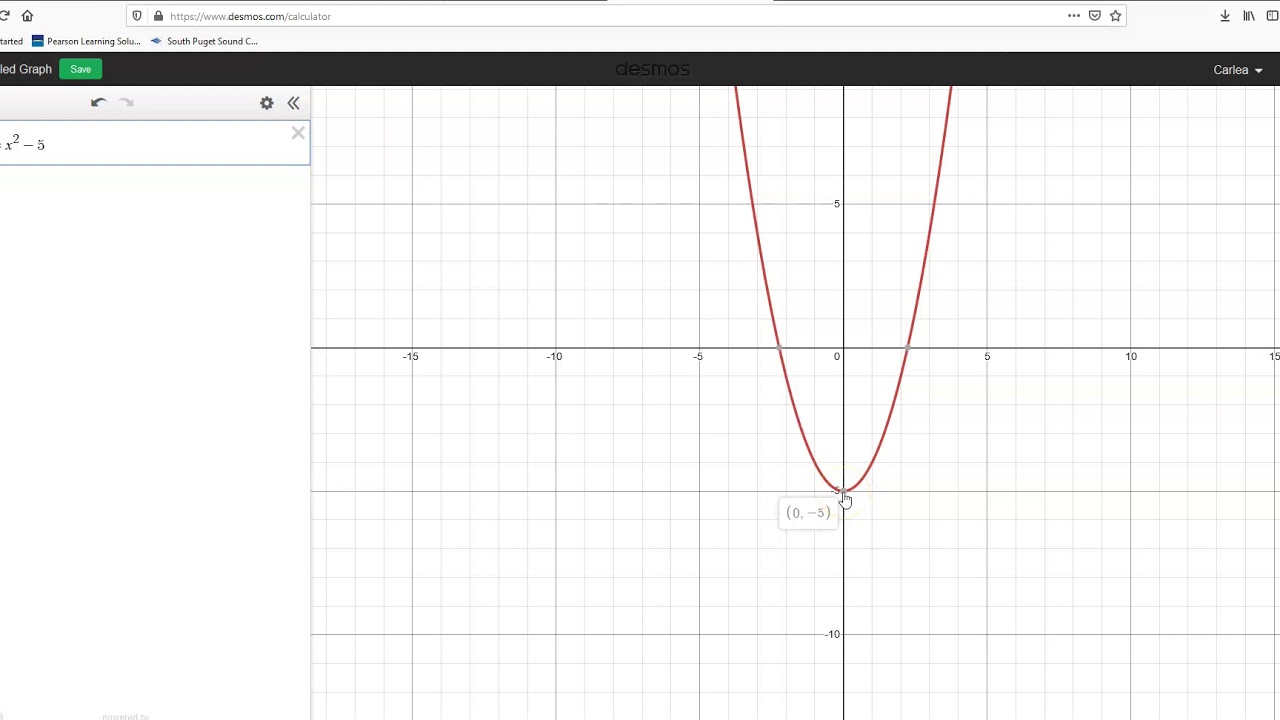 Graph in Desmos