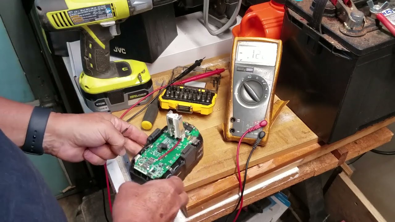 Попытка реанимации аккумулятора Ryobi