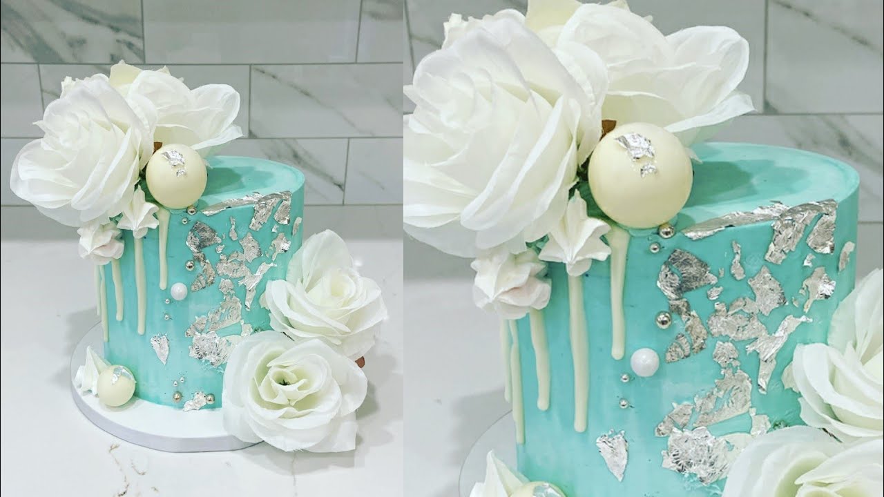 Easy buttercream cake technique with perfect edges | Cake decorating tutorials | Sugarella Sweets