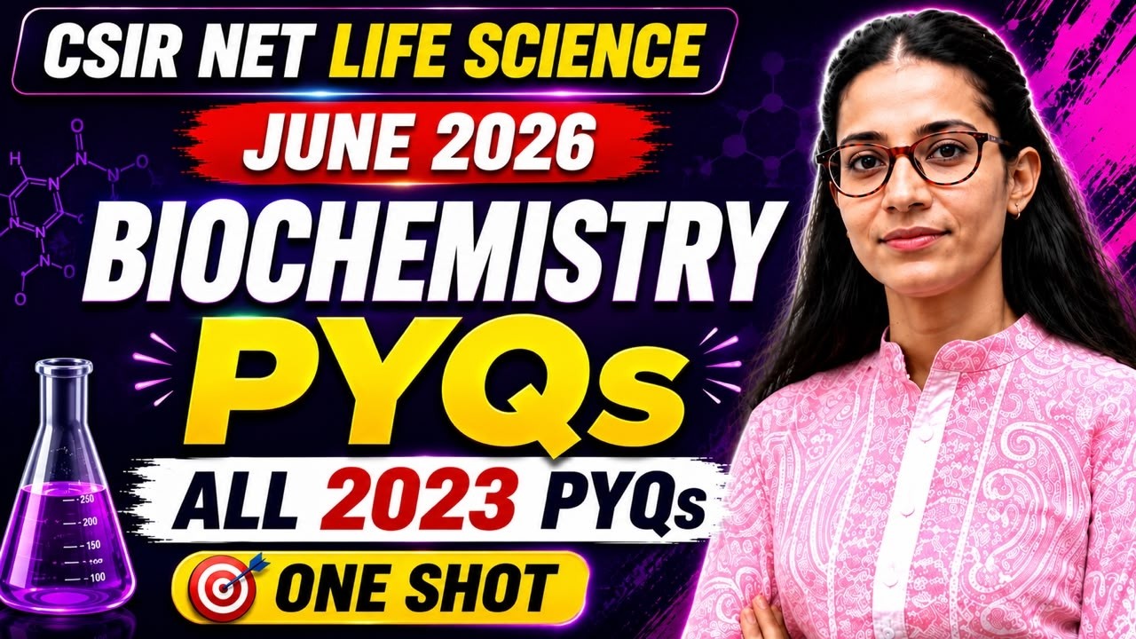 Biochemistry PYQs PRACTICE | JUNE & DEC 2023 | CSIR-NET LIFESCIENCE  #apnasapnajrf