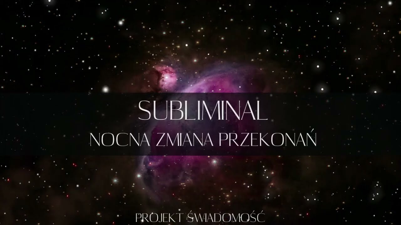 Nocne programowanie: zmiana przekonań - Silent Subliminal