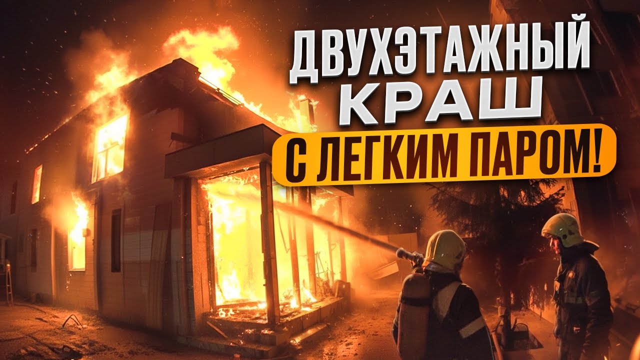 Шокирующий пожар: сгорела двухэтажная баня за считанные минуты! 😱🔥