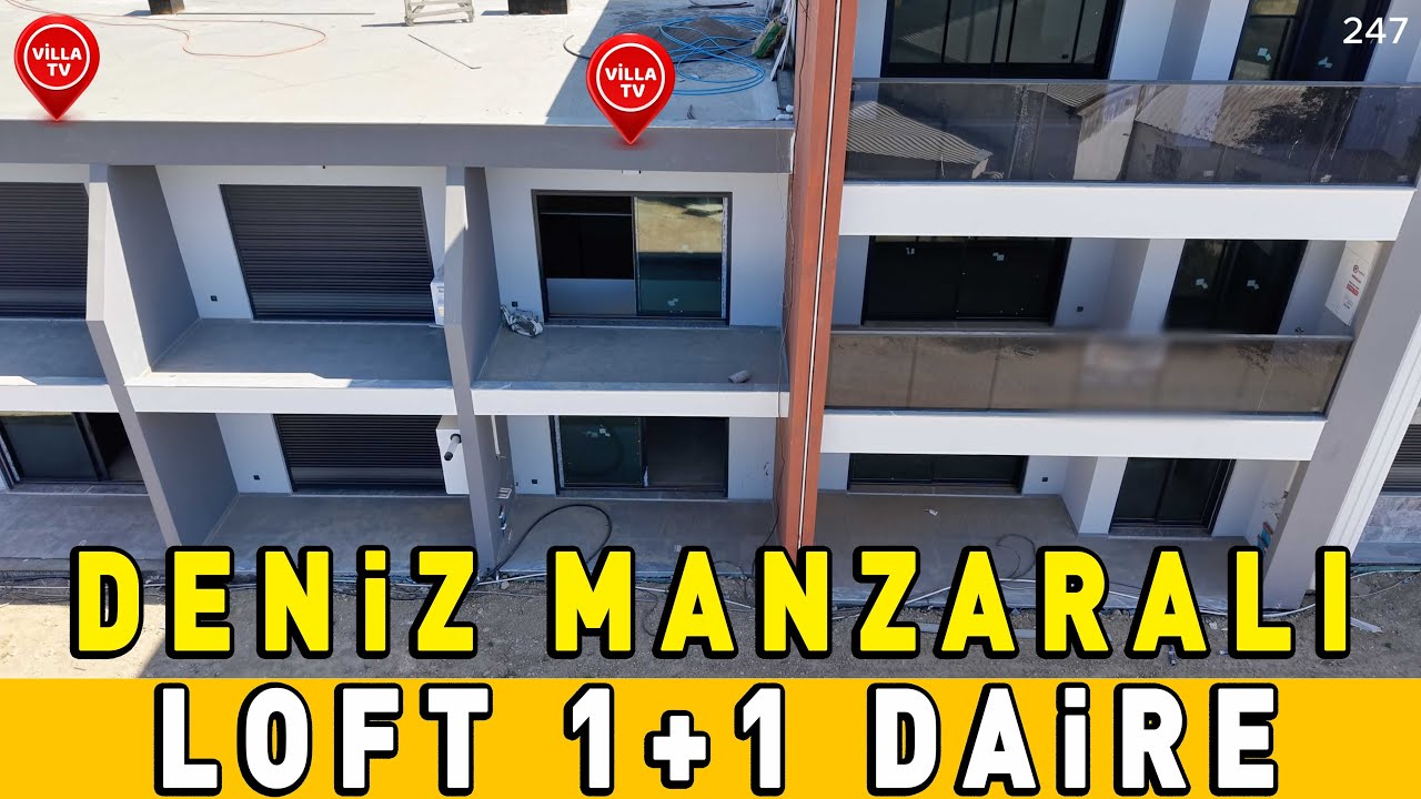 Loft 1+1 Daire Turu | Kuşadası Müstakil Bahçeli Satılık Rezidans