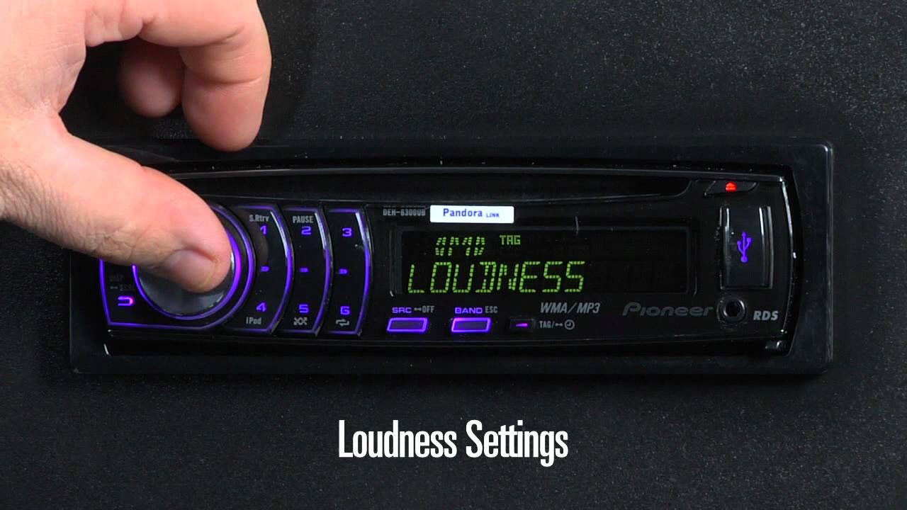 FAQ- DEH-6300UB- Audio Settings