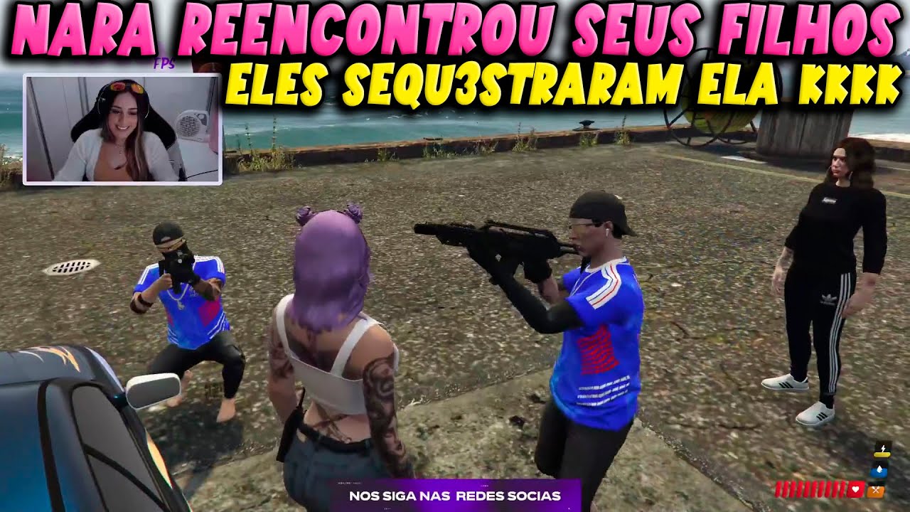 NARA REENCONTROU SEUS FILHOS, ELES SEQU3STRARAM ELA KKKK