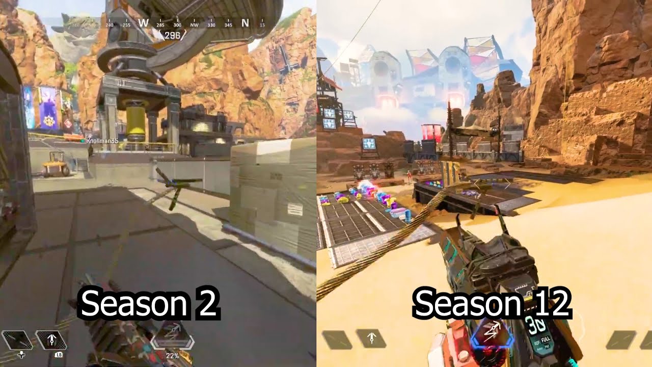 Season 2 vs Season 12 Pathfinder Grapple