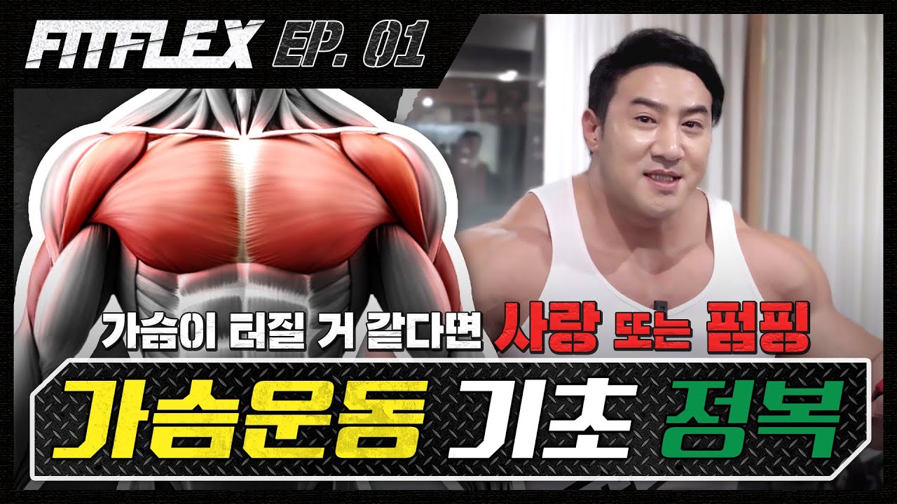 [핏플렉스 X 프로팁] EP.01 가슴의 정석 기초편!ㅣ게스트 황철순 프로ㅣ구독자 이벤트⭕