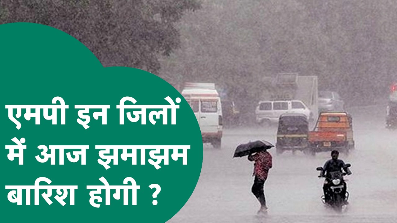 MP Weather News: MP के लिए मौसम विभाग ने आज झमाझम बारिश और ओलावृष्टि की चेतावनी जारी की ! | MP Tak