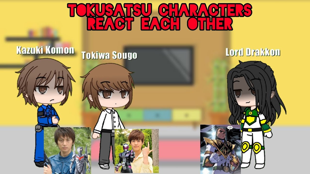 TOKUSATSU CHARACTERS react EACH OTHER #kamenrider #ultraman #powerrangers #fypviralシ