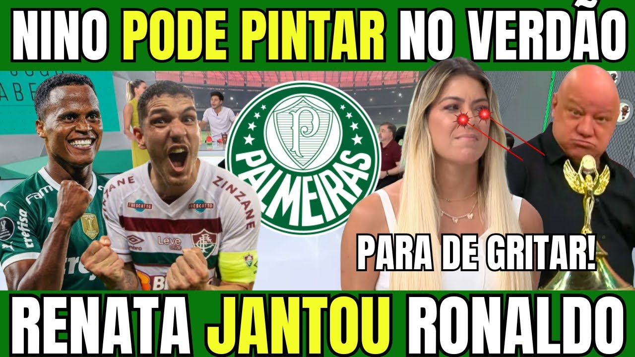 DEBATE JOGO ABERTO! O CHORO CONTINUA! RONALDO ENGASGADO COM O PALMEIRAS! PALMEIRAS HOJE