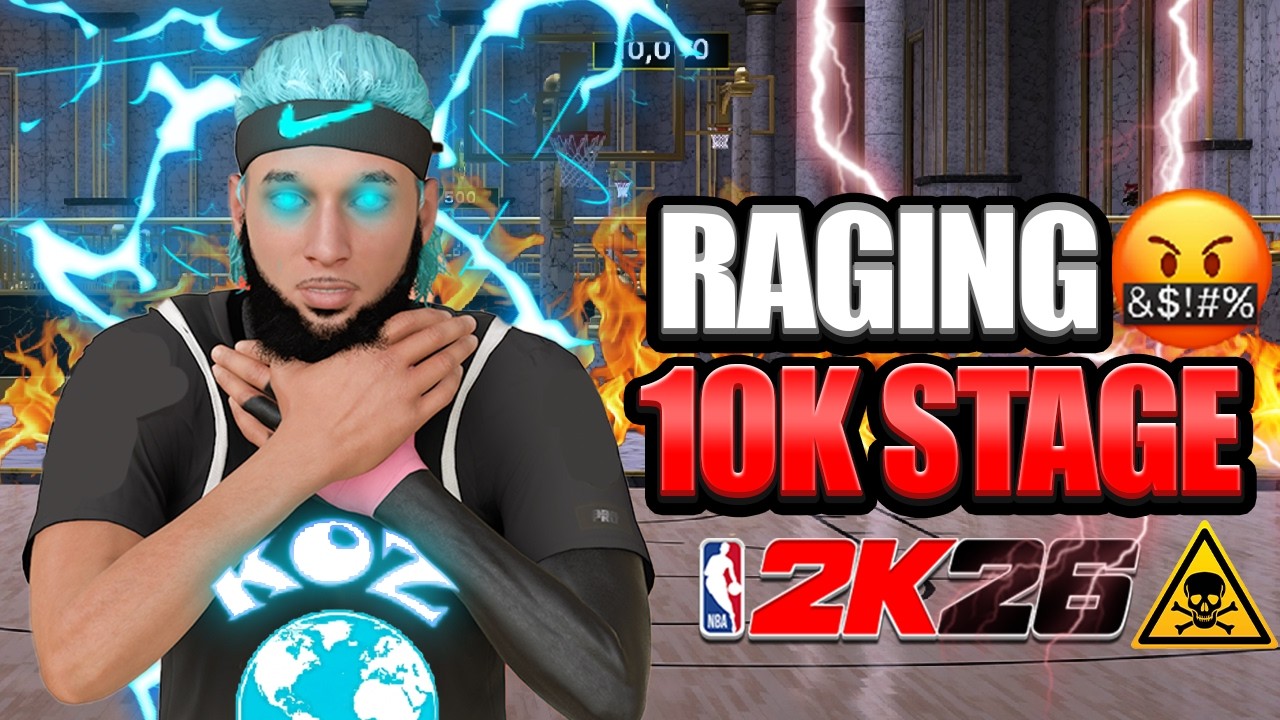 Яростно сражаюсь в каждой игре на этапе 10K в NBA2K26!! Лучший защитник №1! Лучший билд и бросок!