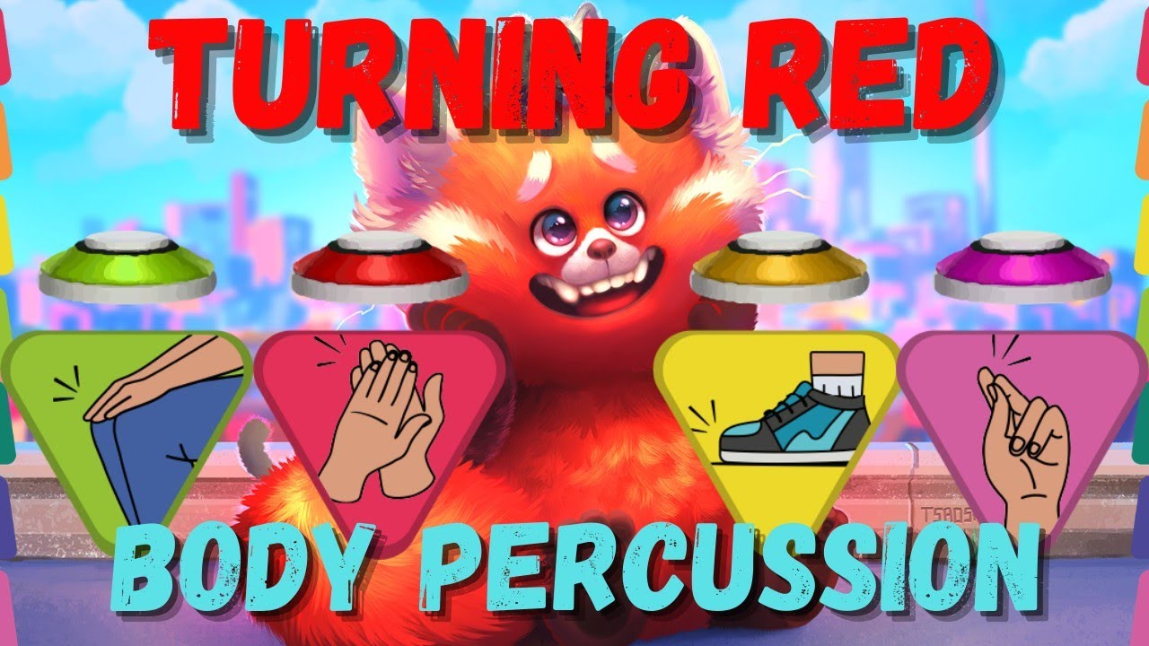 Body percussion Play along Nobody Like you. Turning Red. For music classroom. Grades 2-5.