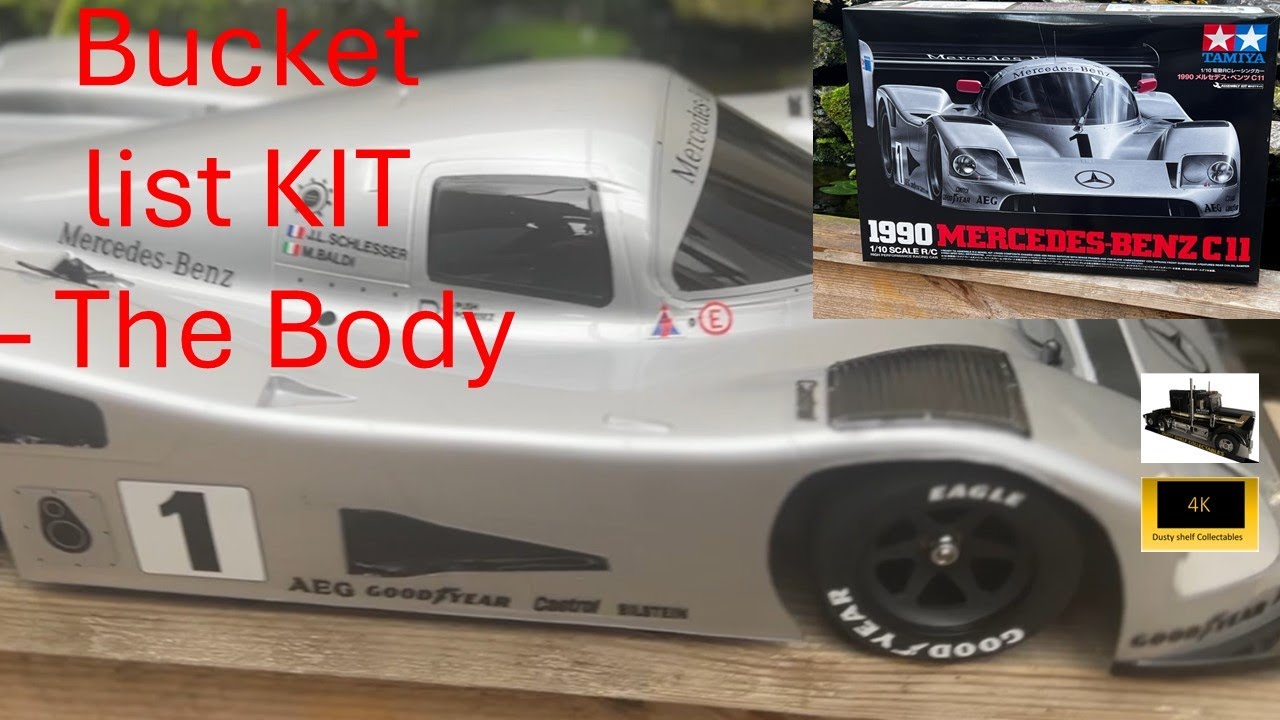 Радиоуправляемая модель Tamiya Mercedes-Benz C11, часть 3 &mdash; Кузов и сборка.